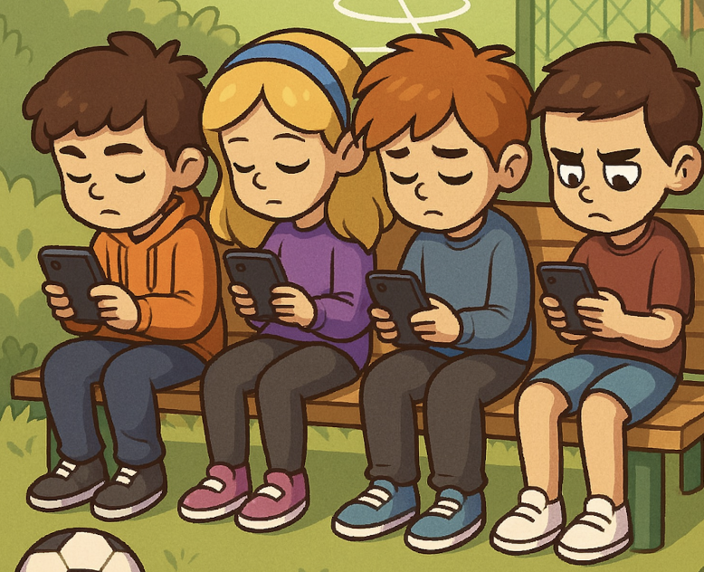 Kinder mit digitalen Medien