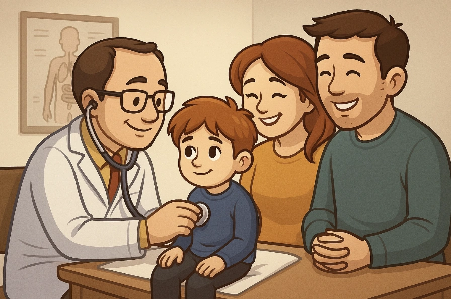 Mutter schützt ihr Kind