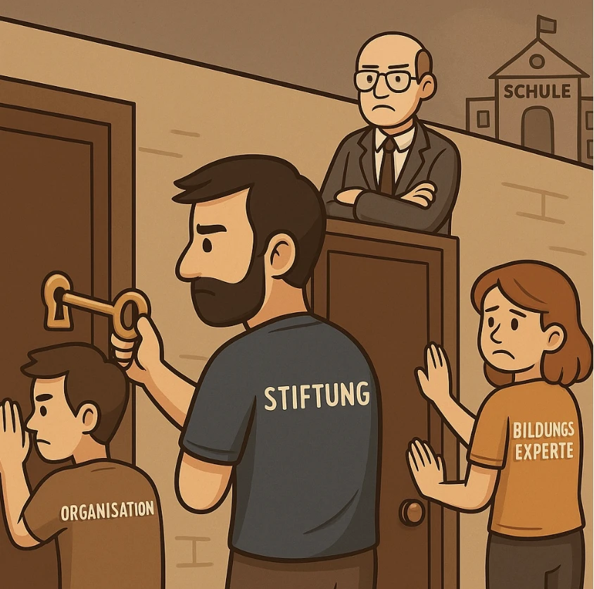 Engagierte Eltern im Austausch