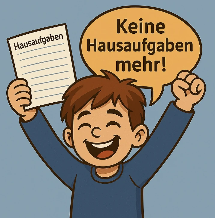 Hausaufgabenbefreiung Beispiel